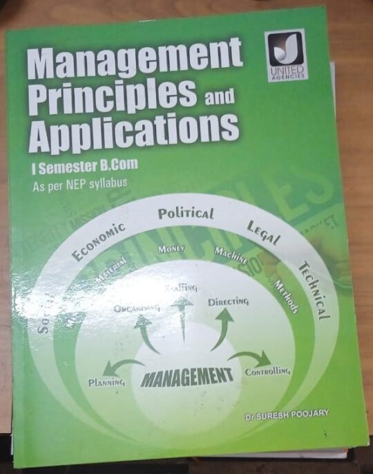 Management Principles and Applications